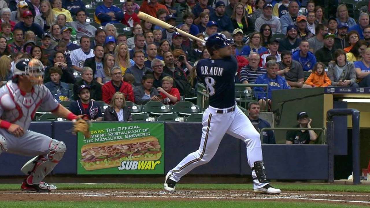 Braun's RBI triple