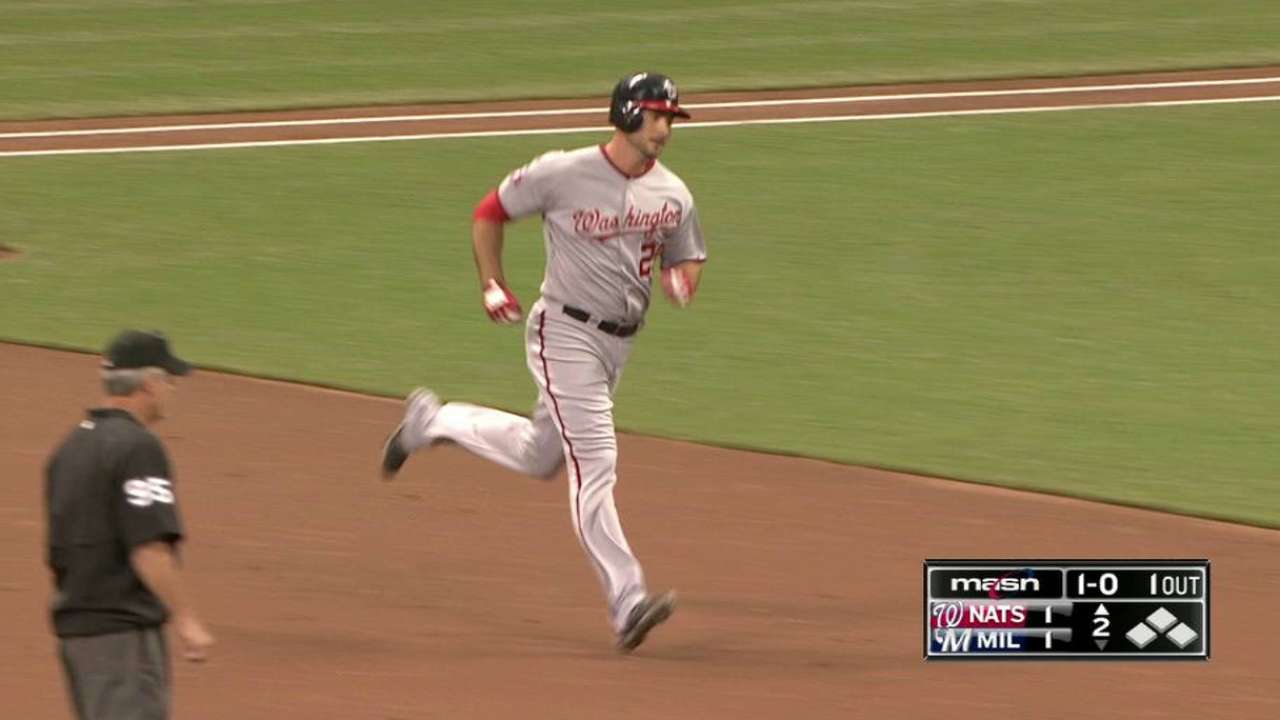 Robinson's first MLB homer