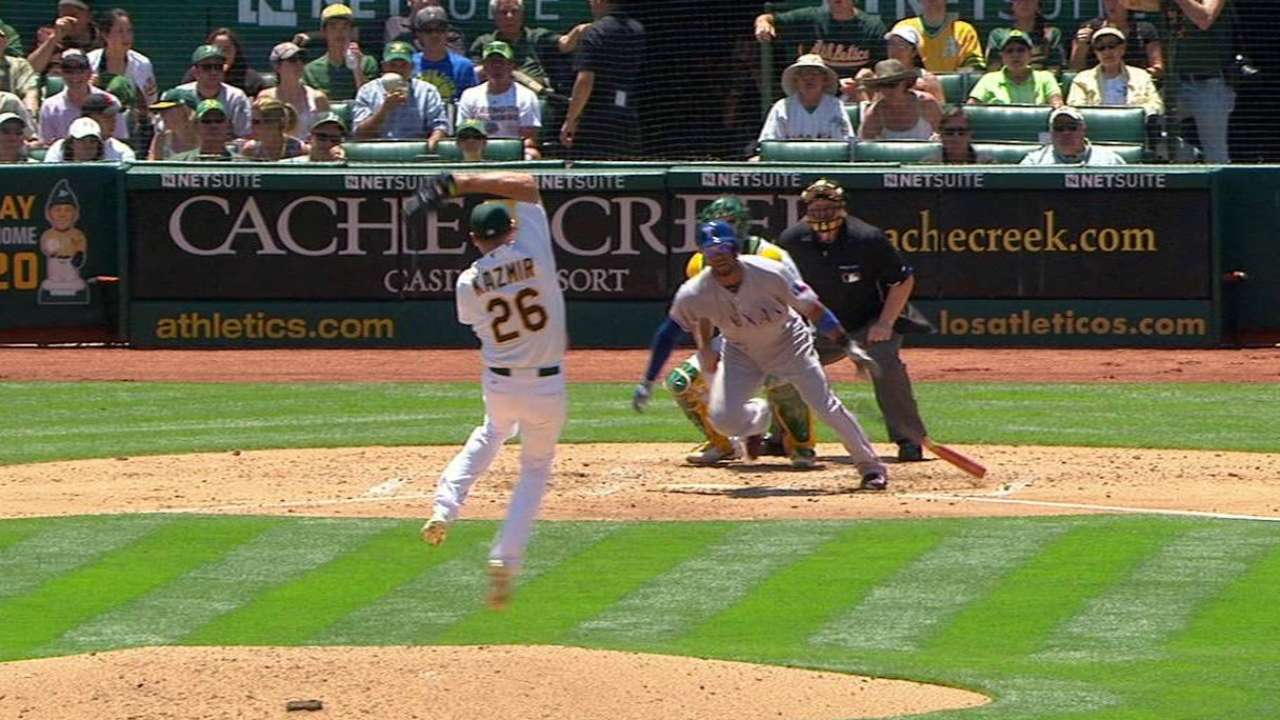 Andrus' line-drive single