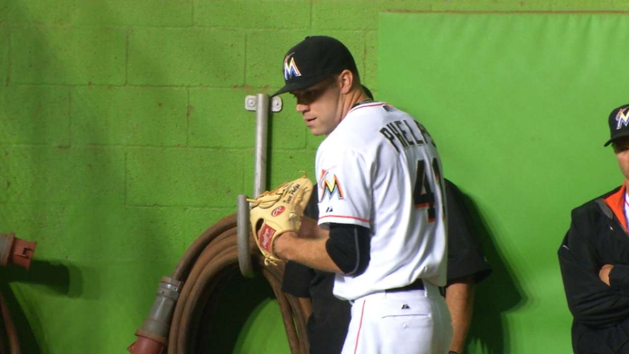 Phelps' eight scoreless innings