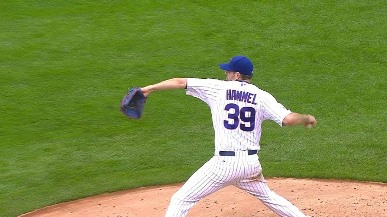 Hammel fans Frazier, escapes jam