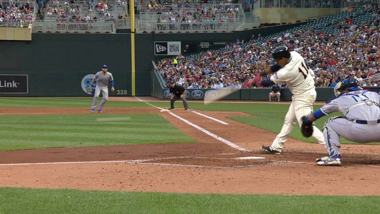 Twins recall Polanco with Plouffe on paternity list