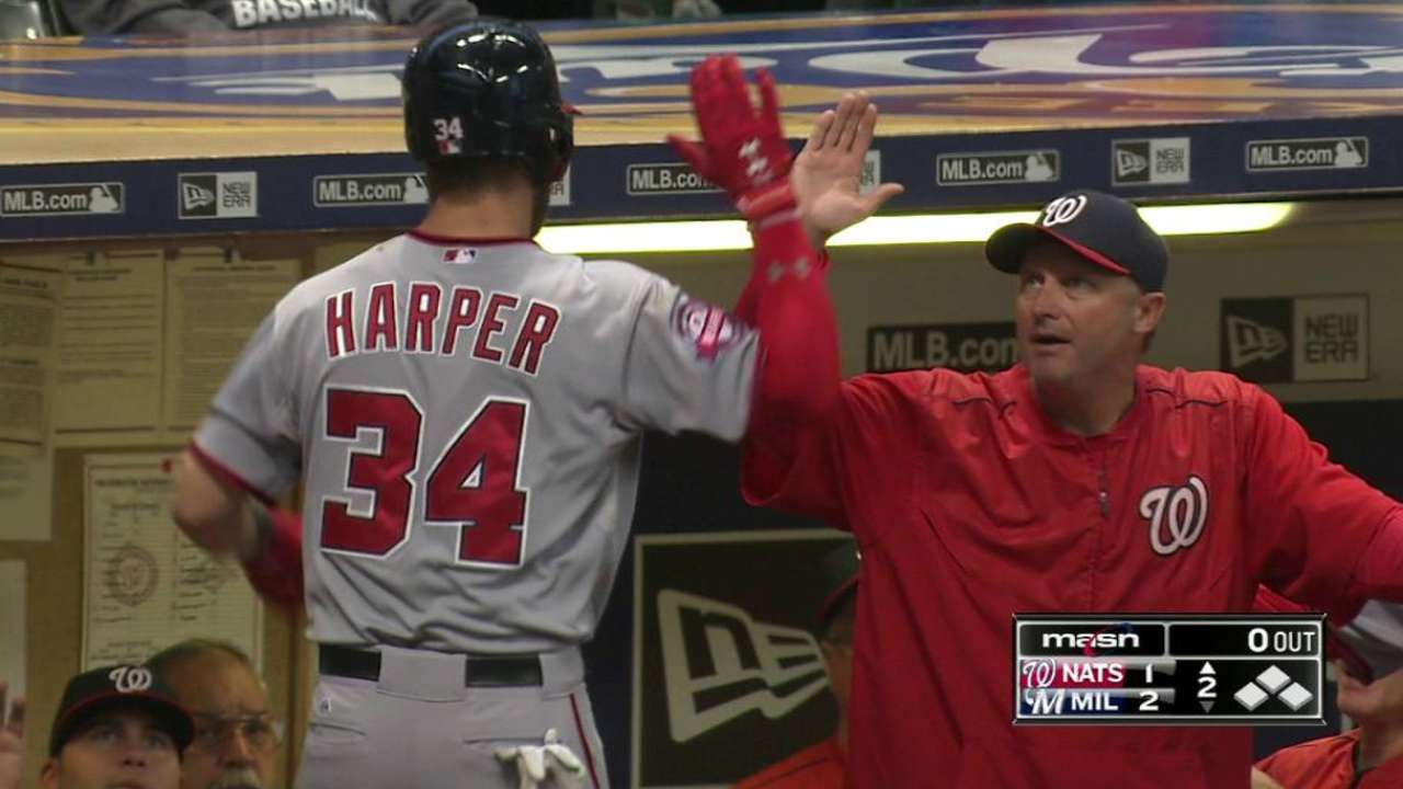 Harper's solo blast