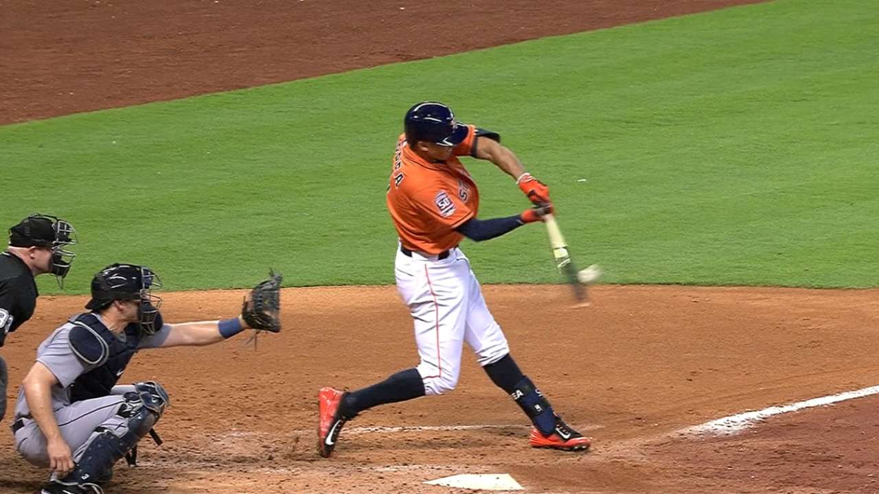 Astros le cayeron a palos a Hernández, Marineros