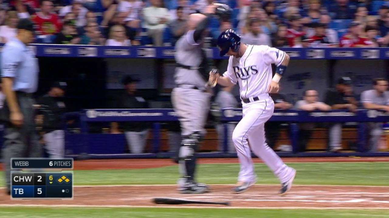 Kiermaier provides insurance run