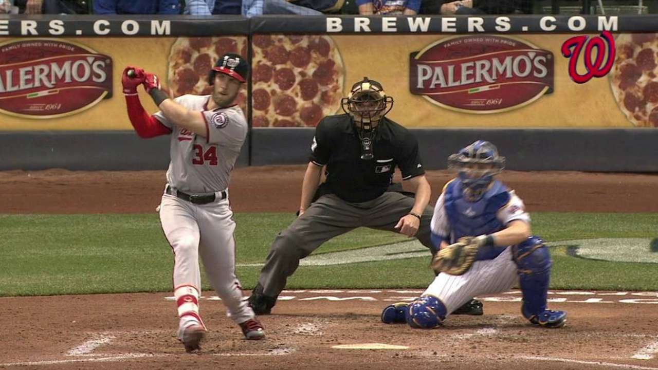 Harper's RBI single