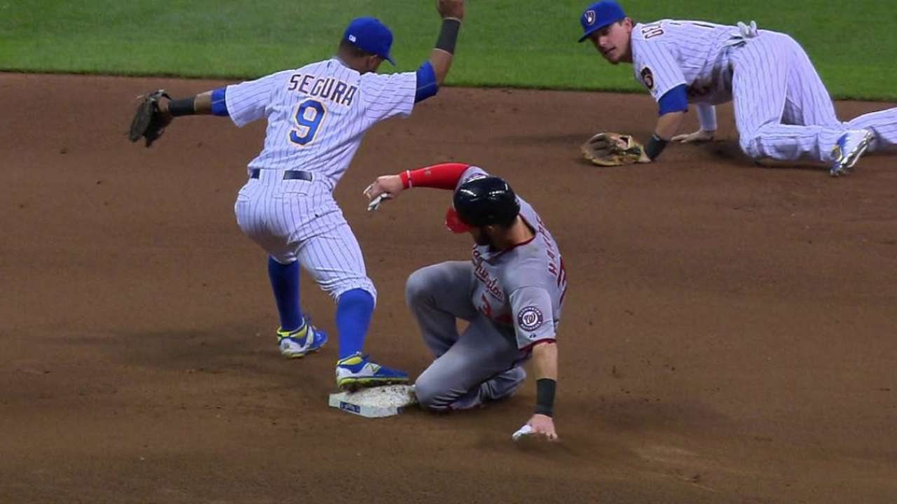Gennett's glove flip