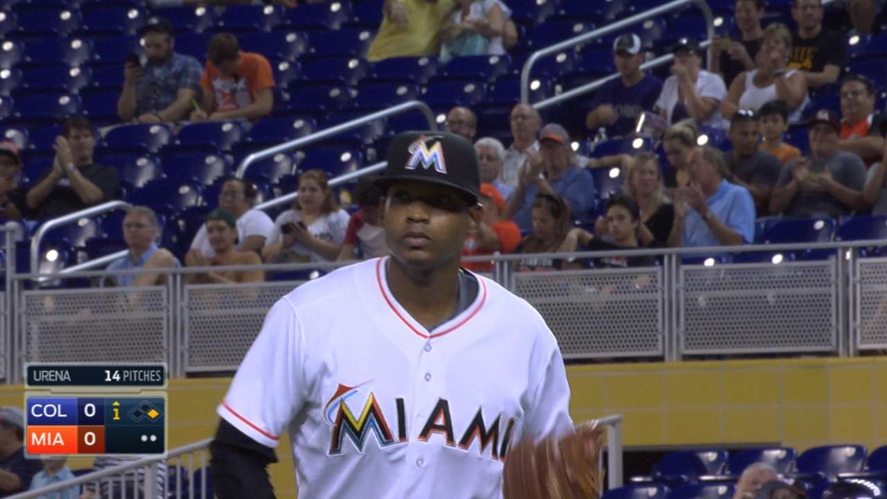 Urena's strong start