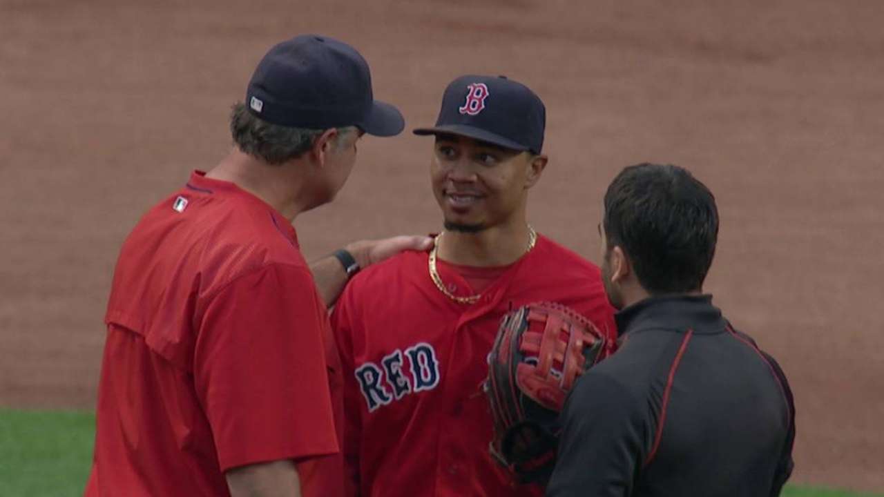 Betts leaves game