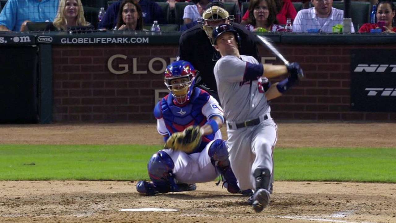 Twins fallan al final, caen vs. Rangers