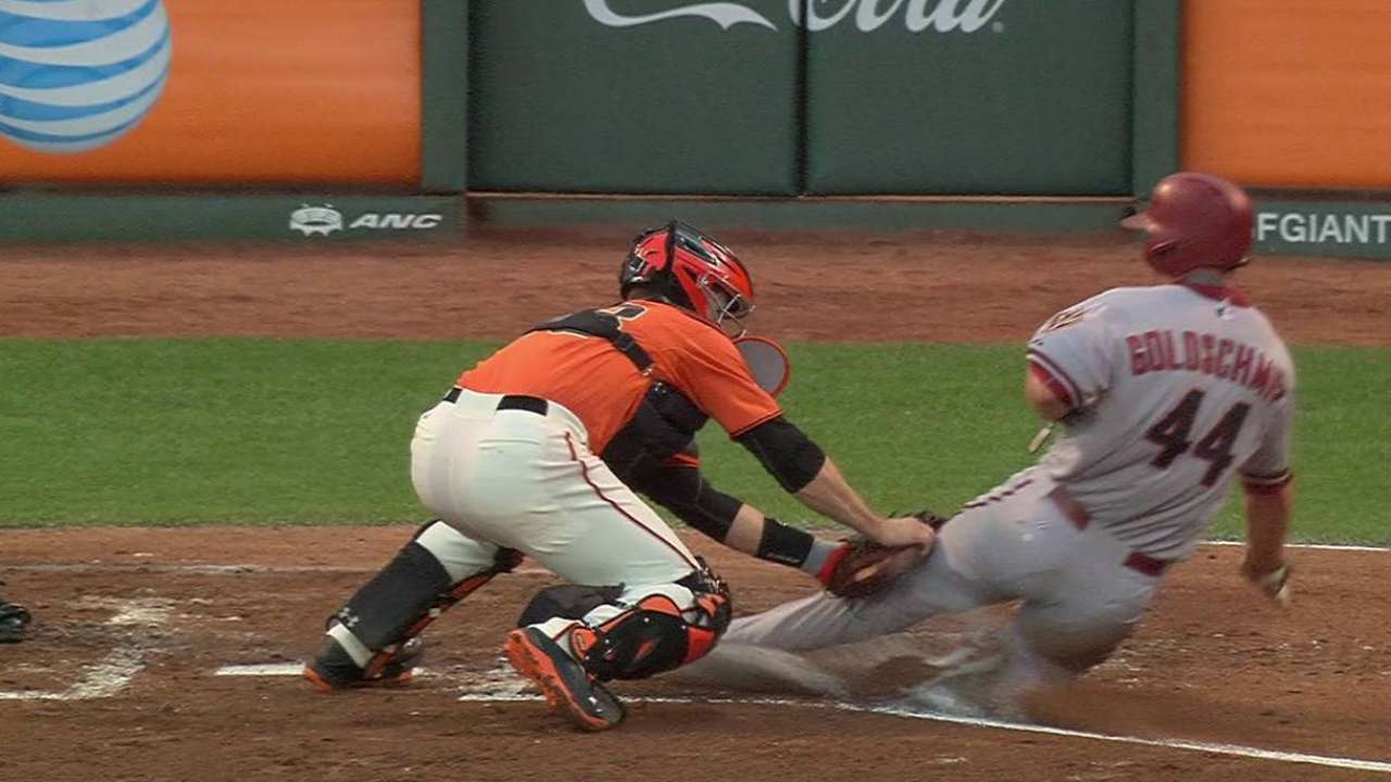 Aoki throws out Goldy