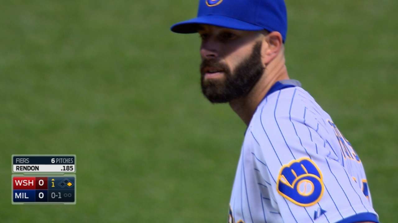 Fiers' solid seven innings