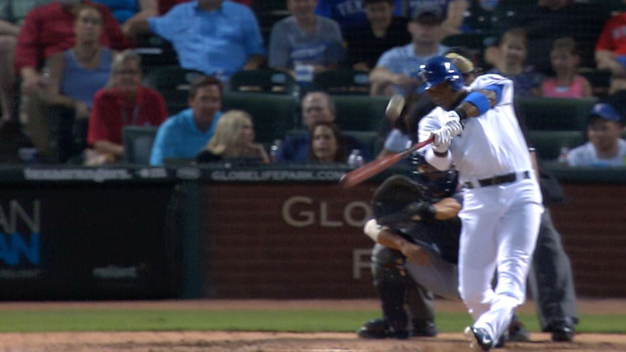 Andrus produces big hits from five-hole