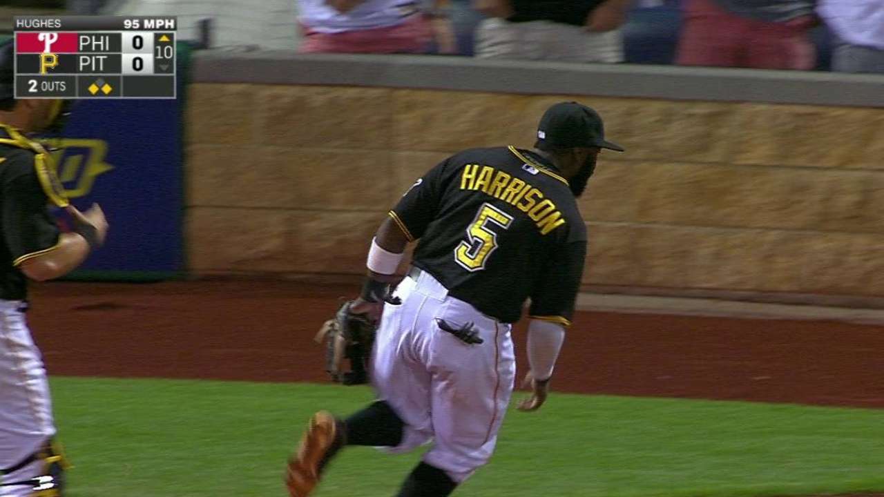 Harrison's run-saving play