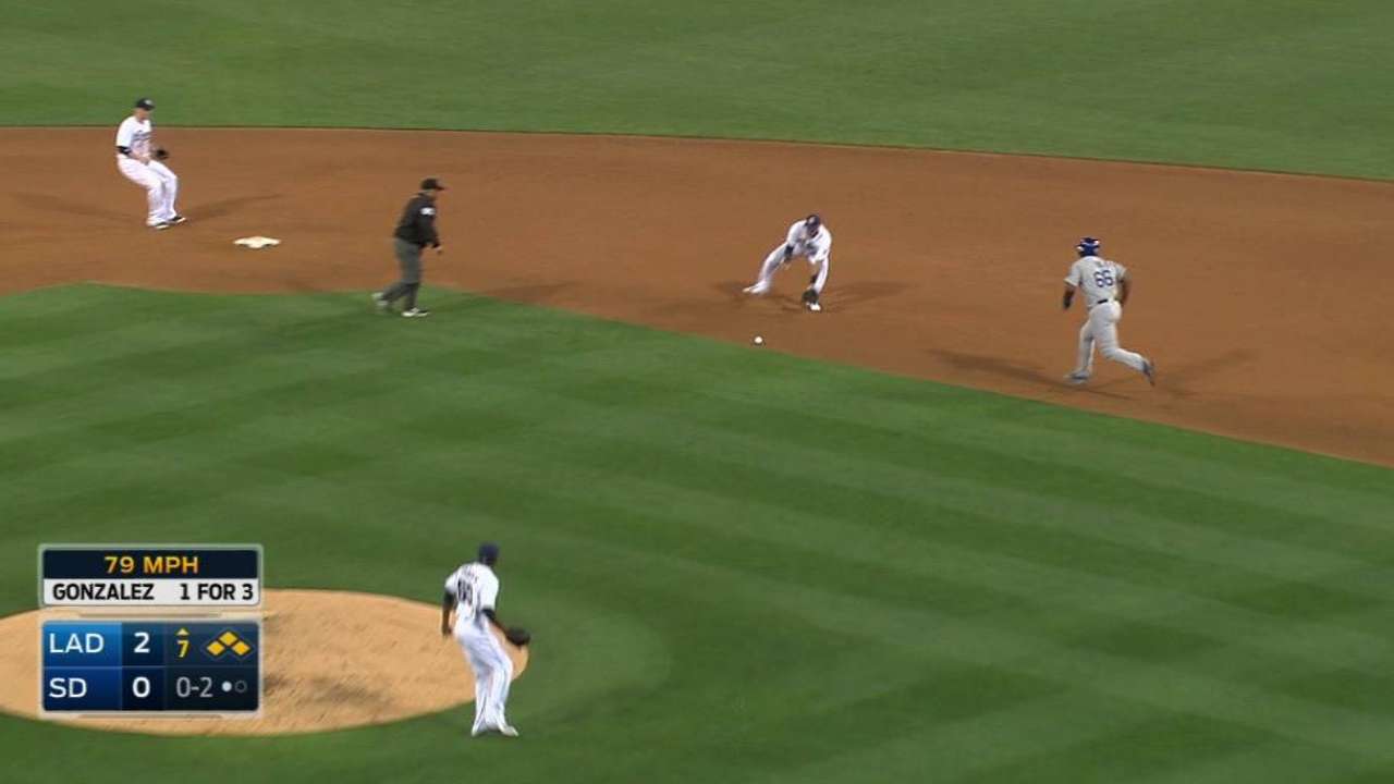 Padres turn double play