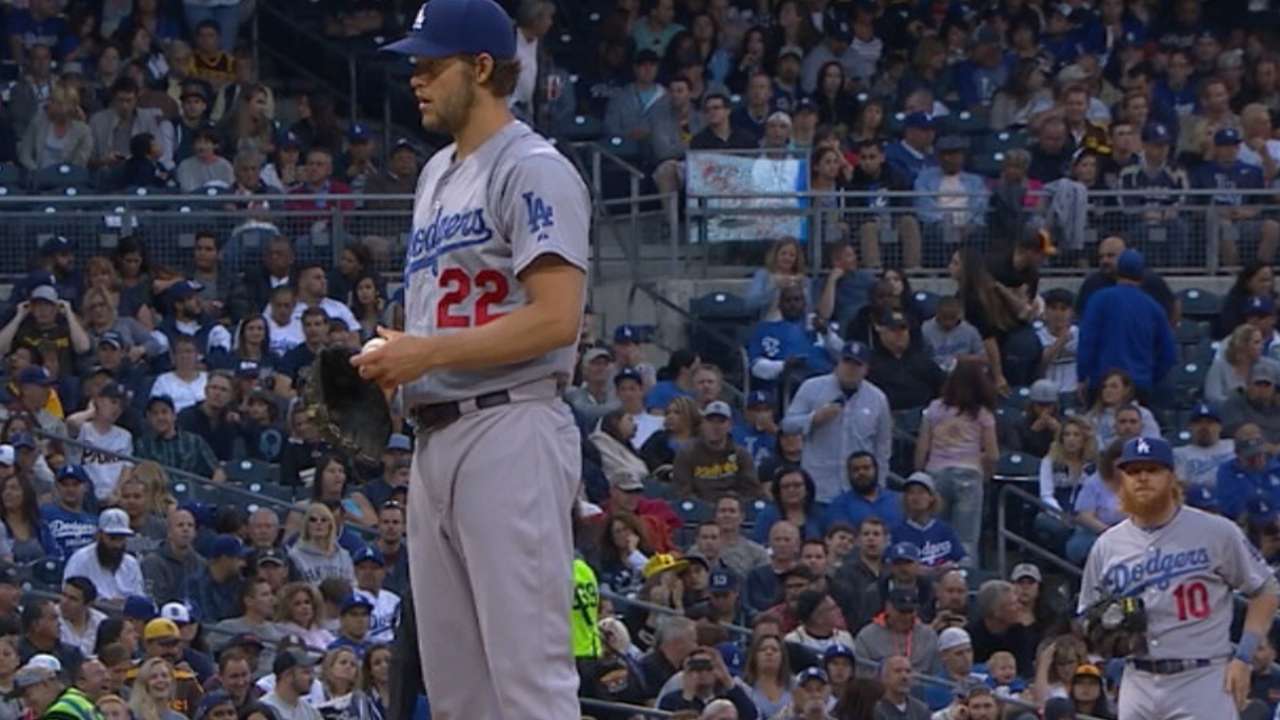 Kershaw strikes out 11
