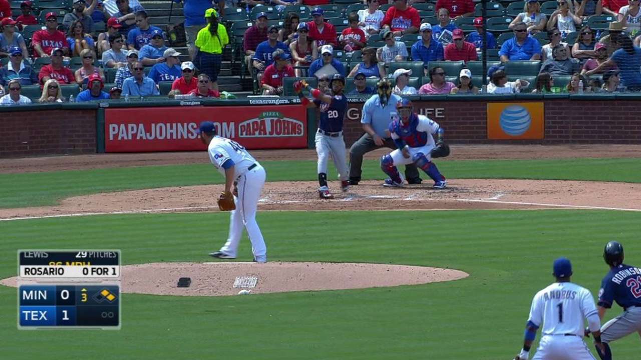 Rosario's two-run double