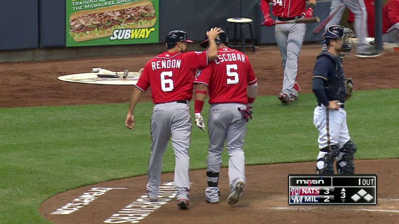 Escobar's two-run blast
