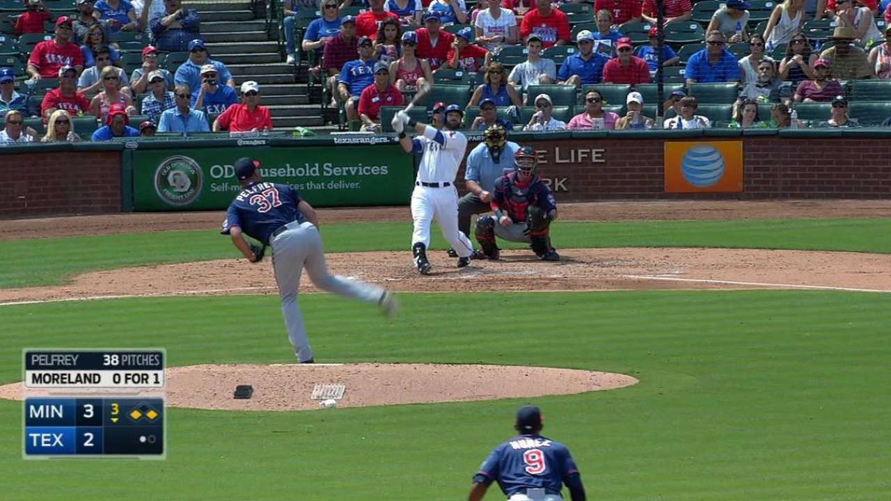 Moreland's RBI double