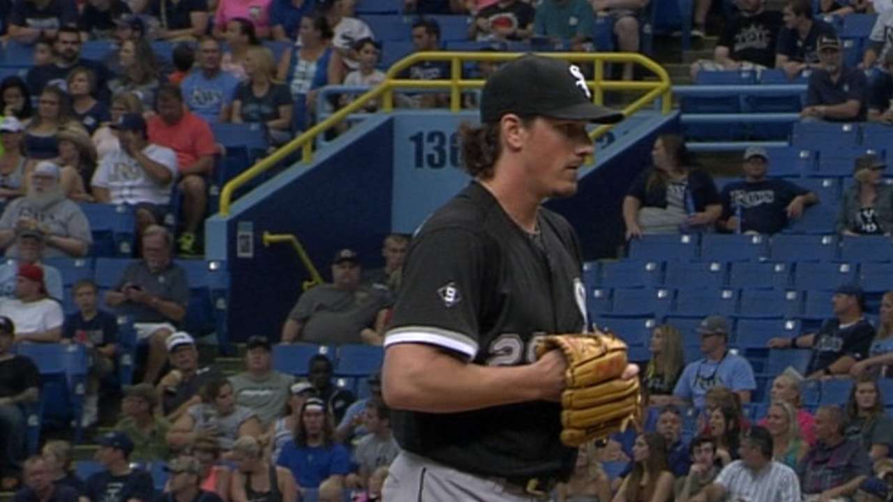 Samardzija's seven strikeouts