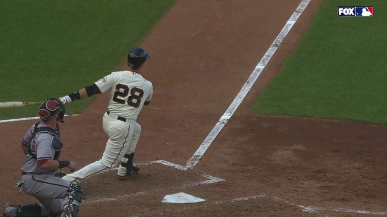 Posey's RBI double