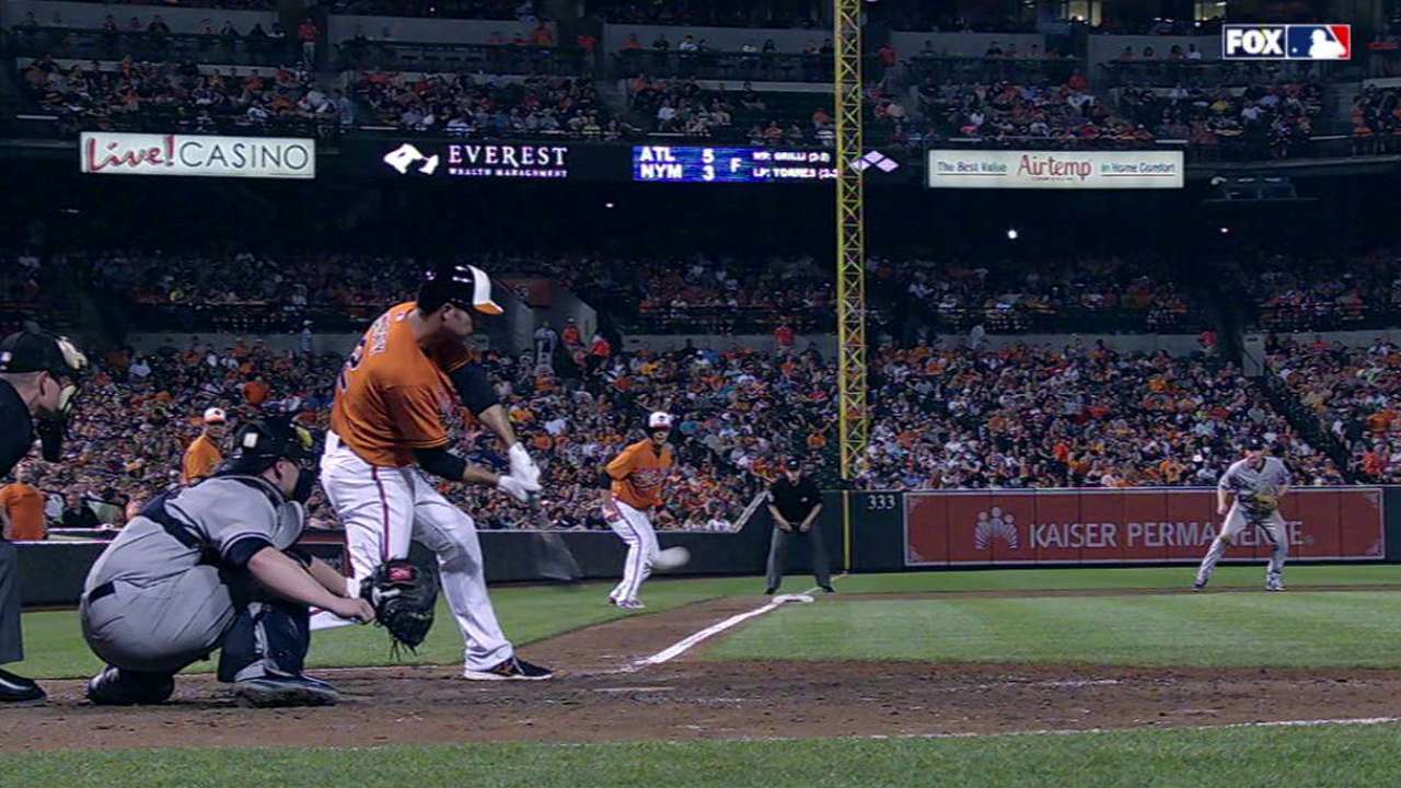 Hardy's RBI single