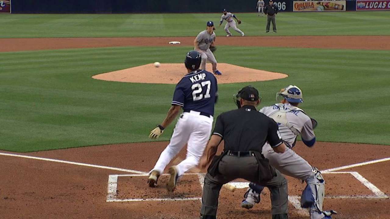 Kemp's RBI single