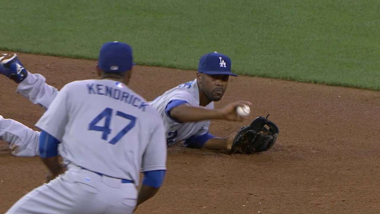Rollins' diving stop
