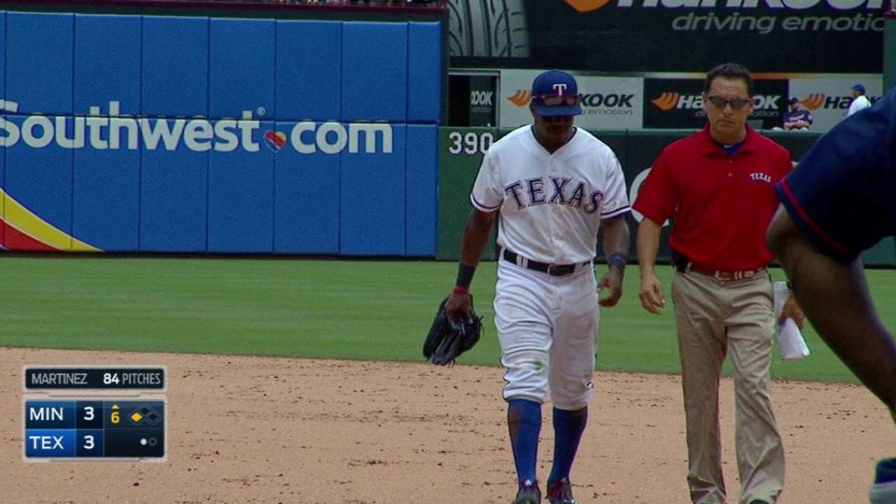 Rangers activate DeShields from DL, option Alberto