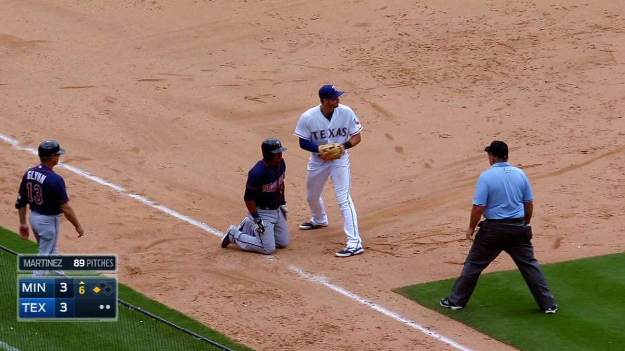 Escobar's triple to right