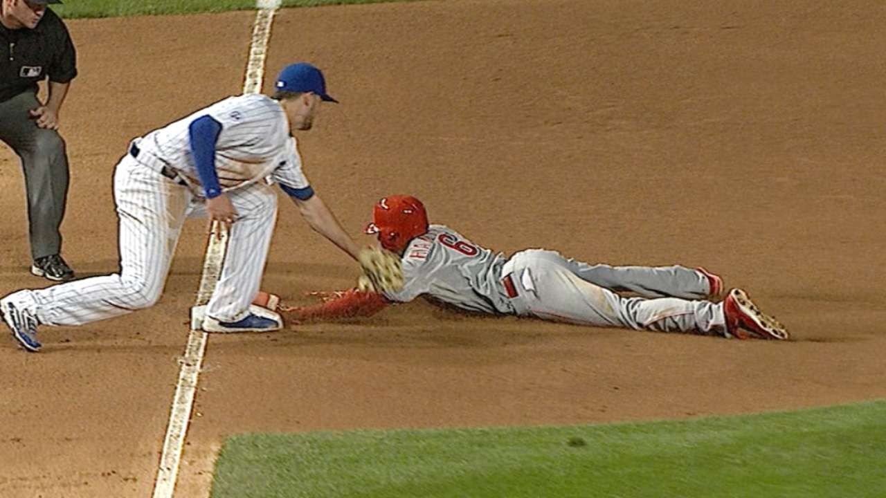Hamilton steals five bases