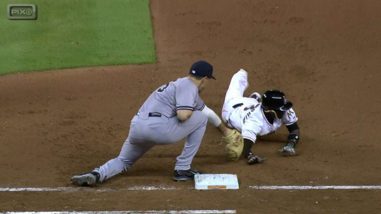 Tanaka picks off Hechavarria