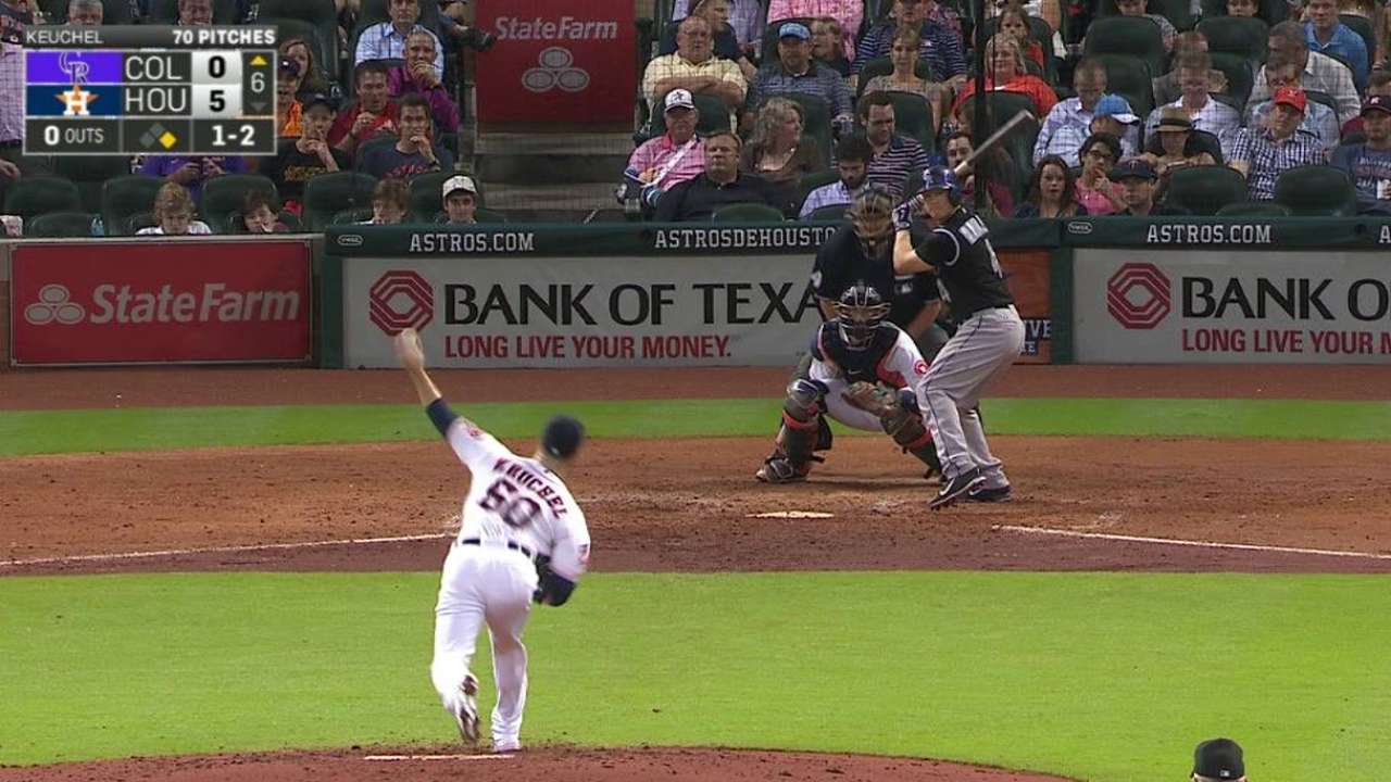 Perfect early, Keuchel picks up win No. 8