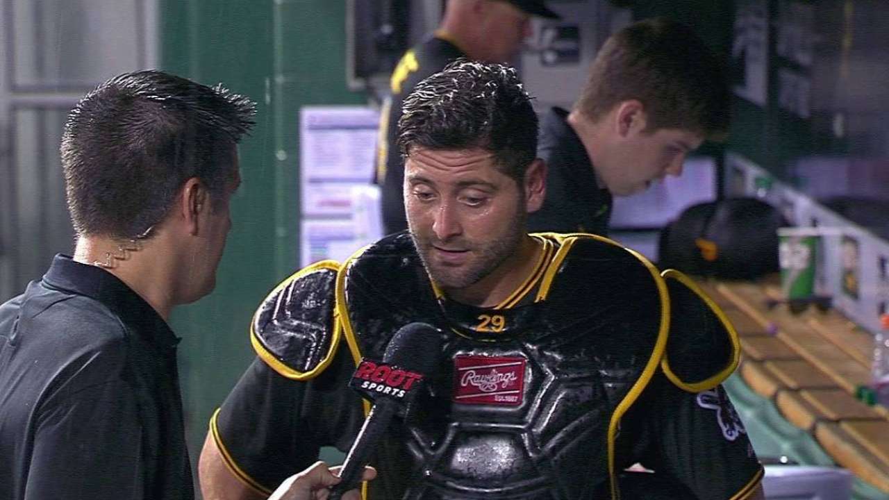 Cervelli on Liriano, win