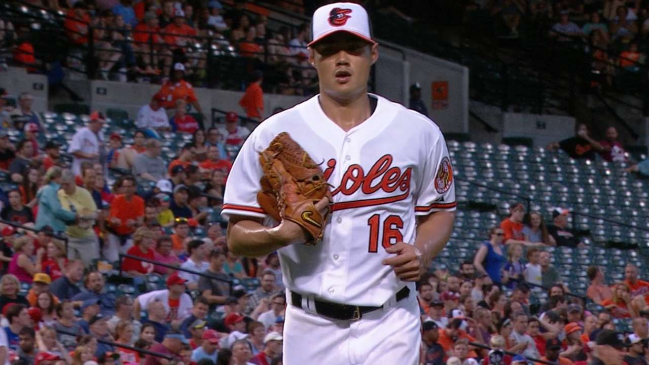 Orioles option Chen, call up Parmelee