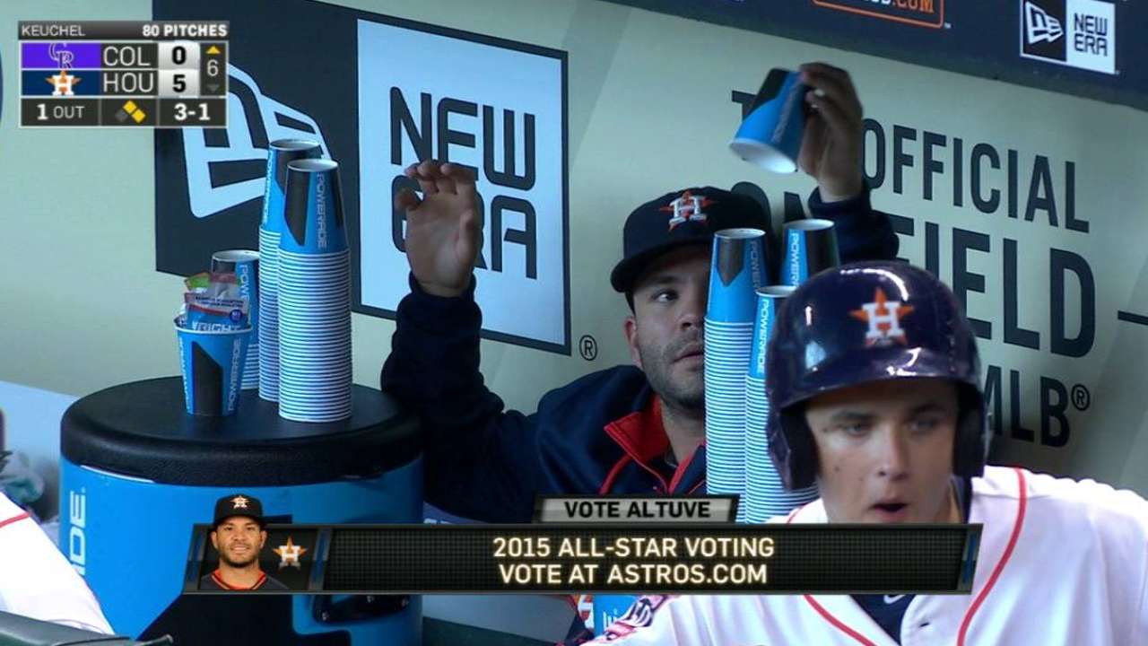 Altuve, Springer's All-Star bid