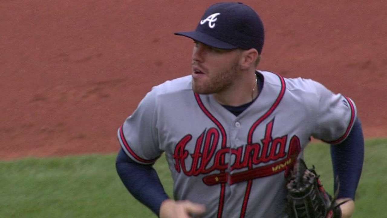 Braves turn double play