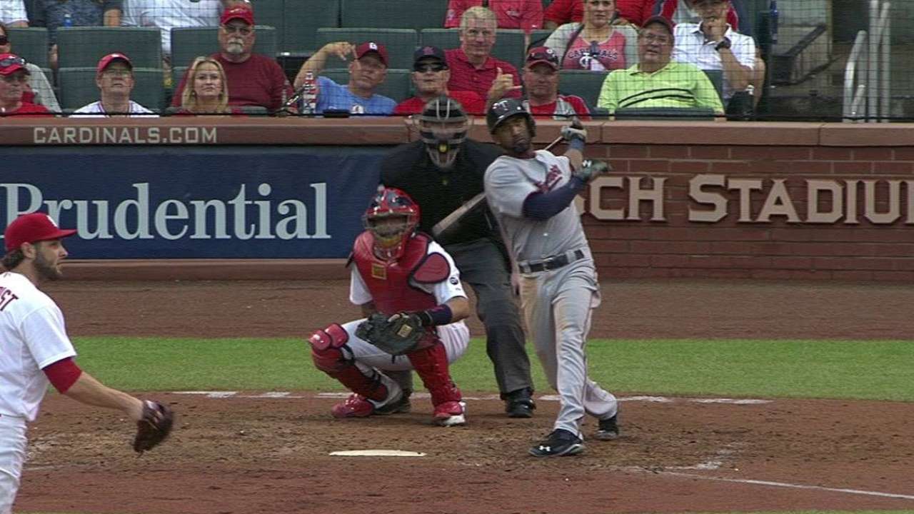 Nunez's double off wall