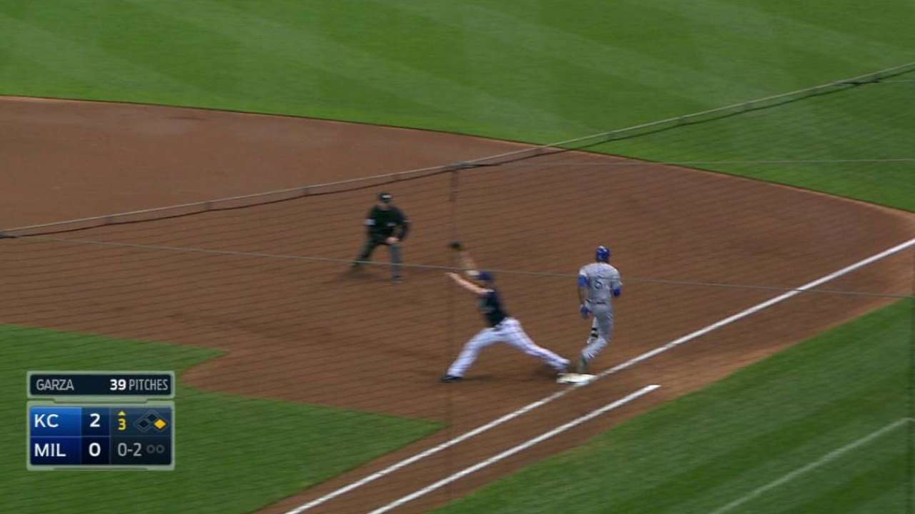 Cain reaches on overturned call