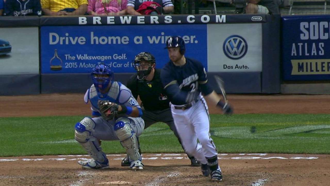 Lucroy's RBI single