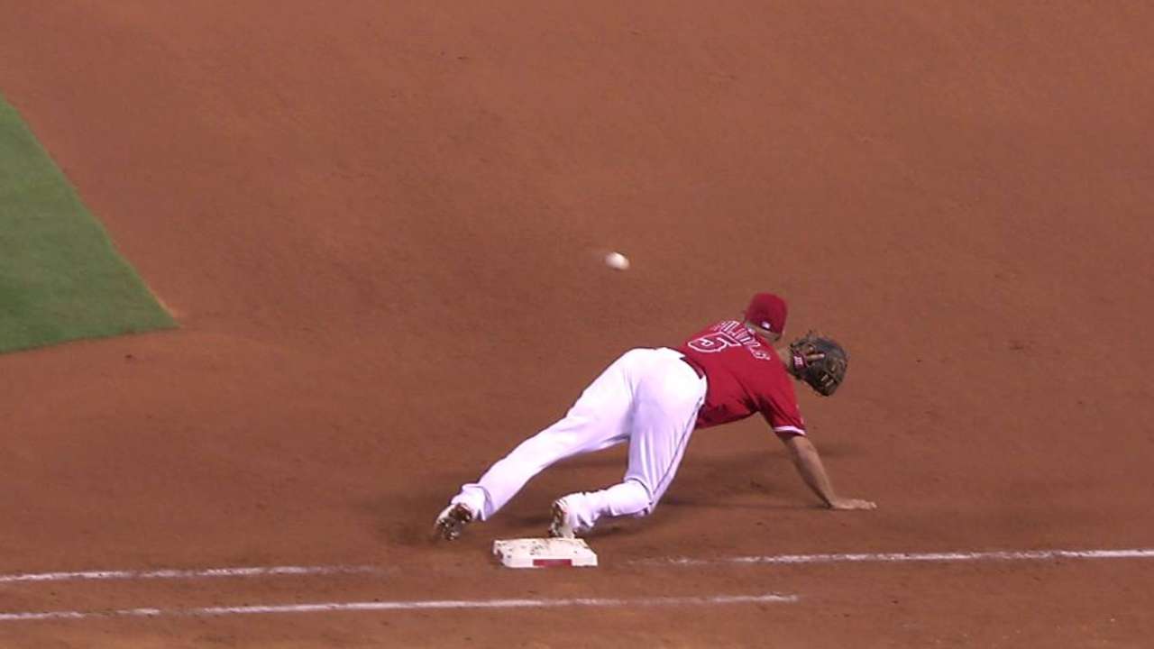 Kubitza, Pujols combine for out