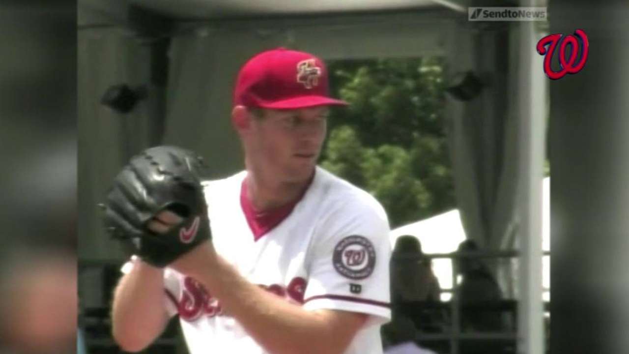 Strasburg goes five innings in rehab start