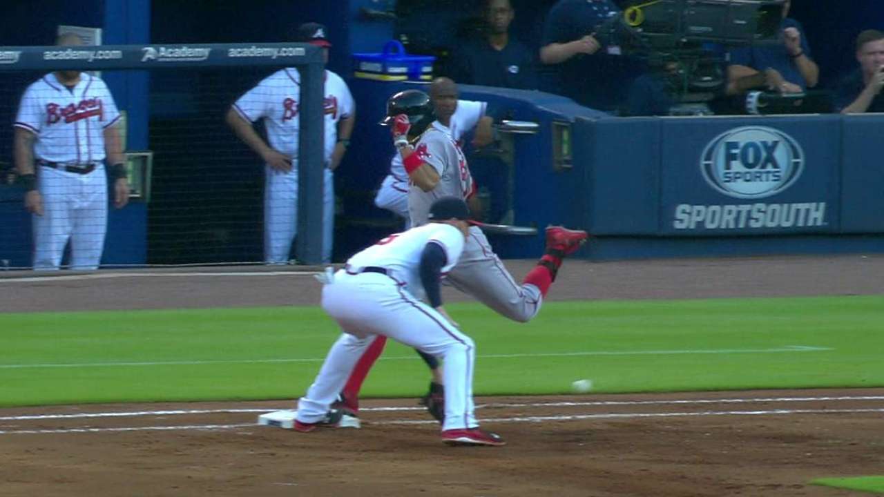 Wood's tough play