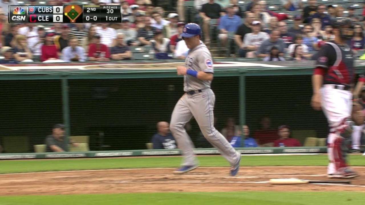 Schwarber's RBI triple