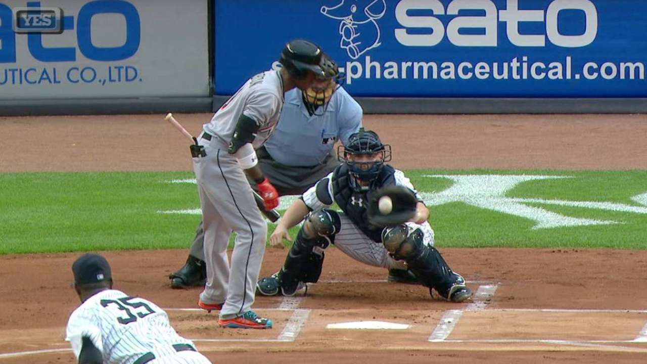 Pineda strikes out Gordon