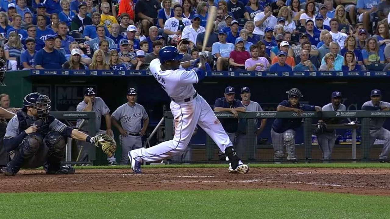Hot-hitting KC hands Crew 5th straight loss