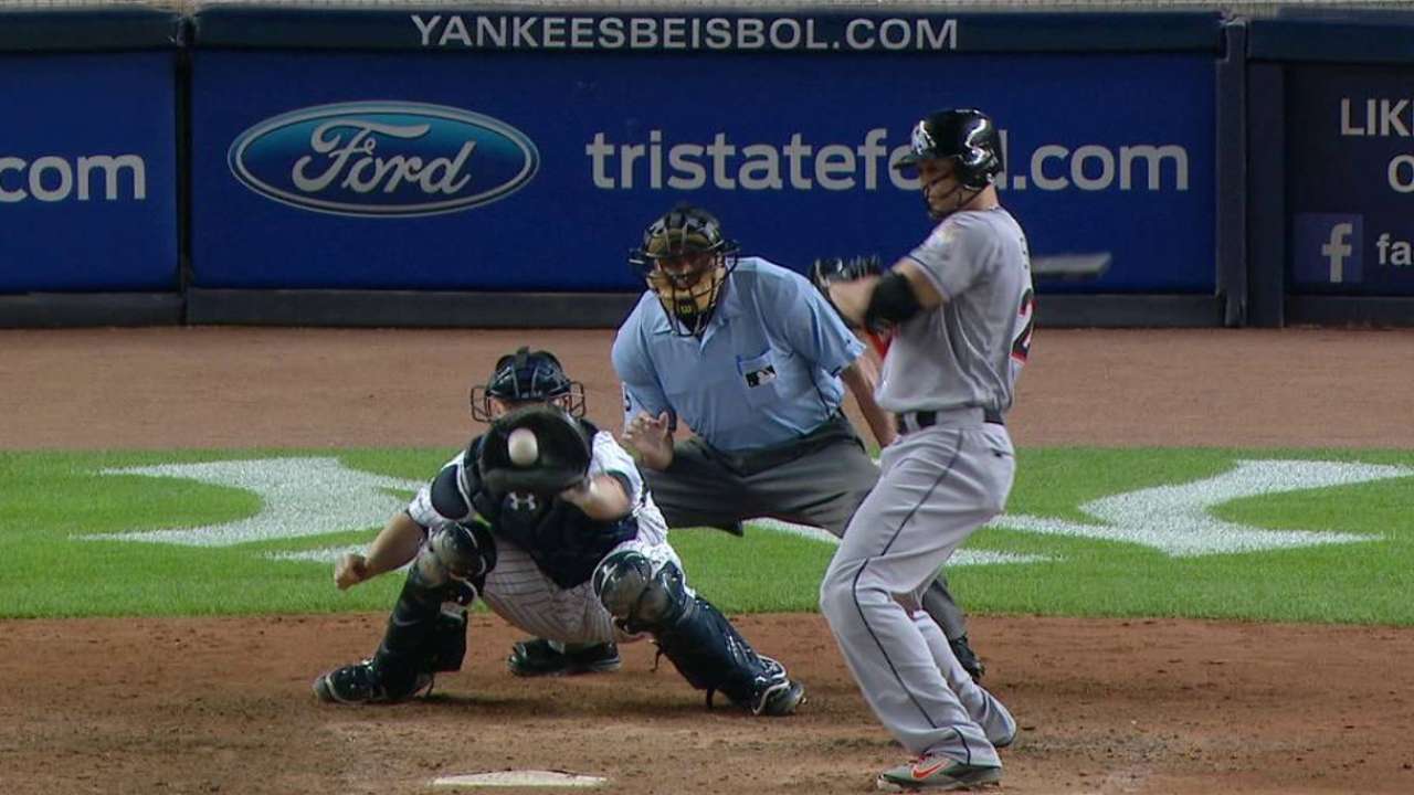Betances K's Stanton in the 9th