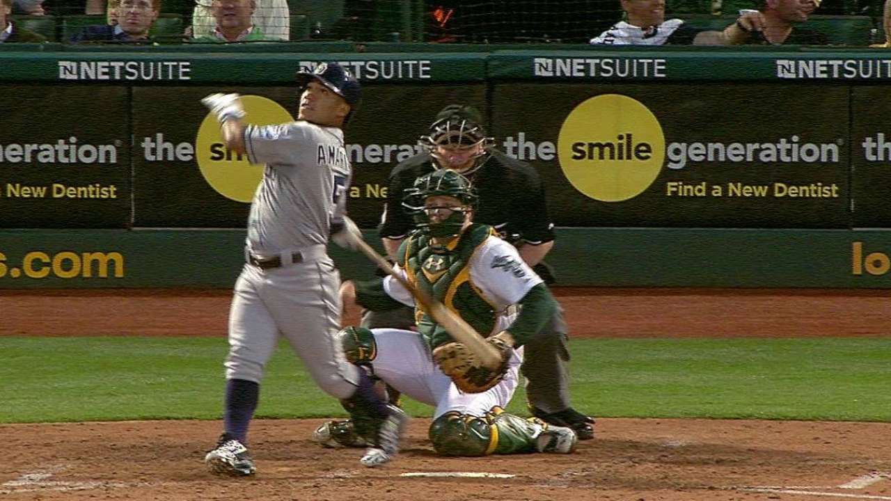 Amarista's solo shot