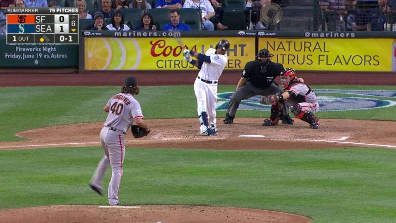 Félix se crece y le gana a Bumgarner y los Gigantes