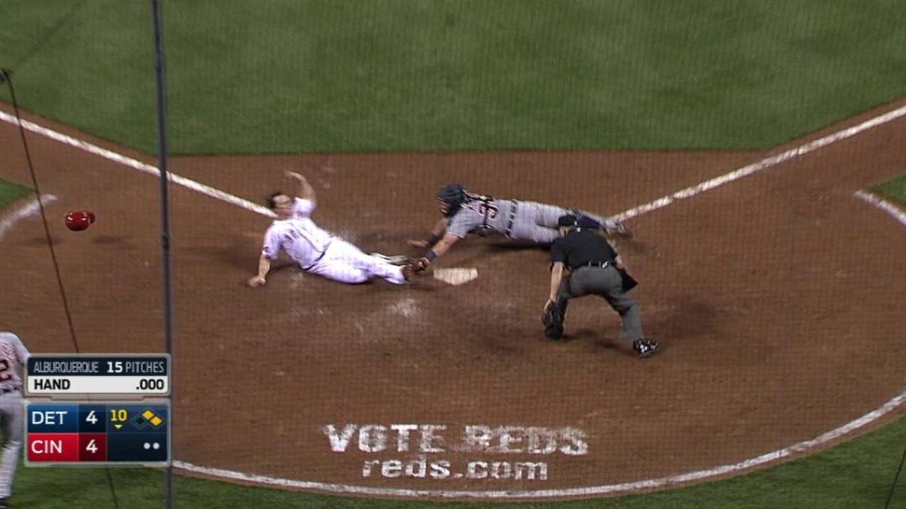 Tigers relay preserves tie game